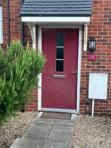 Emergency Door Frame Repair, following an attempted burglary in Smiths Wood in Birmingham