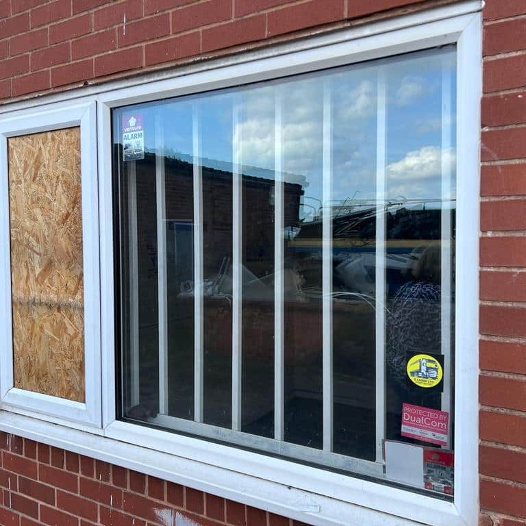 Emergency Boarding Up Job Completed in Redditch following an attempted break in CGT Emergency Boarding Up Job Completed in Redditch following an attempted break in CGT