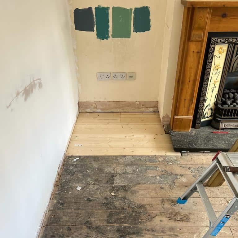 Wood worm Treatment servies after new floorboards